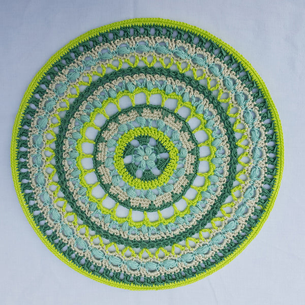 Kleur suggestie — gemaakt met Haakpatroon Lulu Mandala