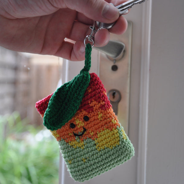 Haakpatroon Monsieur Mango Sleutelhanger (5)