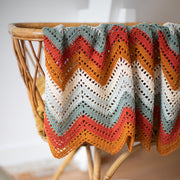 Haakpatroon Organic Cotton Zigzag Babydeken (Digital)