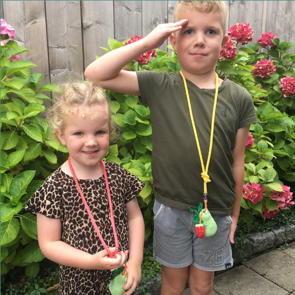 Haakpatroon Pieke Peer En Strawberry Sleutelhanger (2)