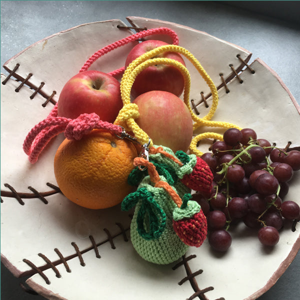 Haakpatroon Pieke Peer En Strawberry Sleutelhanger (3)