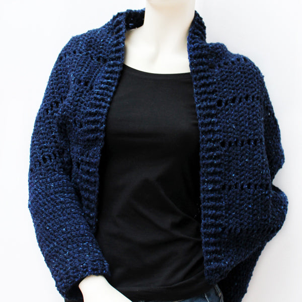 Haakpatroon Royal Tweed shrug