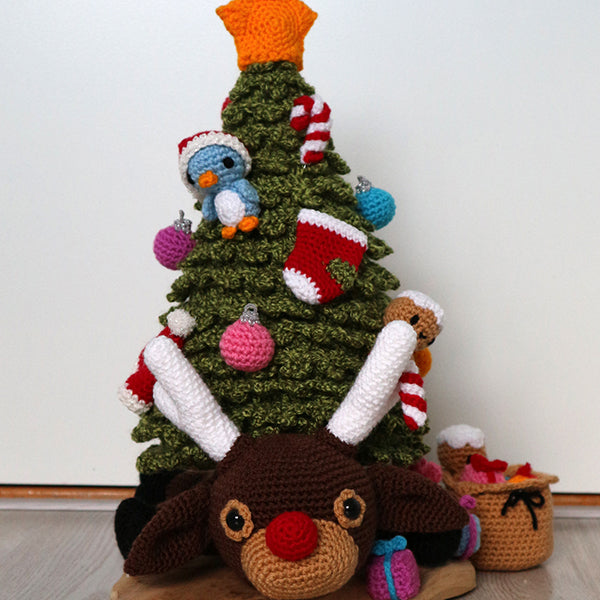 Kandidaat — gemaakt met Haakpatroon Rudolf Onder De Kerstboom (6)