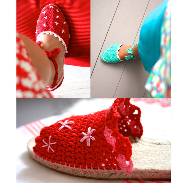 Haakpatroon Saskia's espadrilles