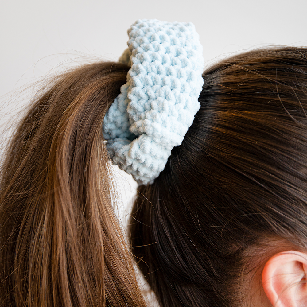 Haakpatroon Scrunchie Chunky Chenille (Digital)