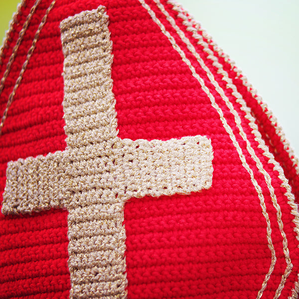 Haakpatroon Sinterklaas Mijter (2)