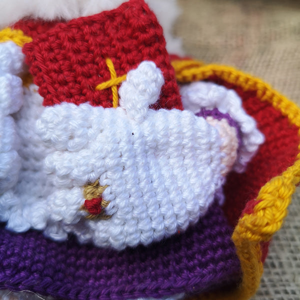 Detail — gemaakt met Haakpatroon Sinterklaas