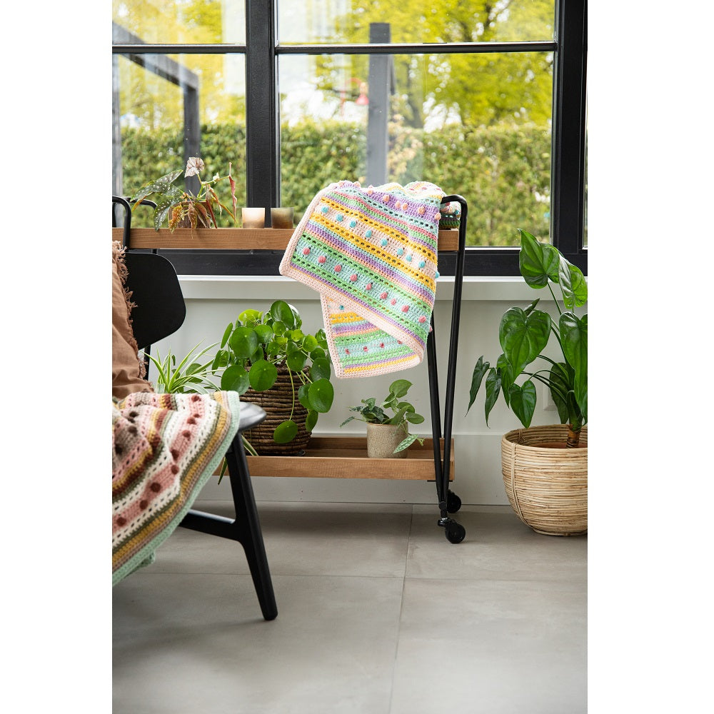 Haakpatroon Striped Dot Baby Deken (Digital) (2)