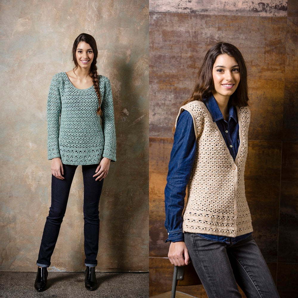 Haakpatroon Stylecraft Batik DK No. 9294 Trui en gilet
