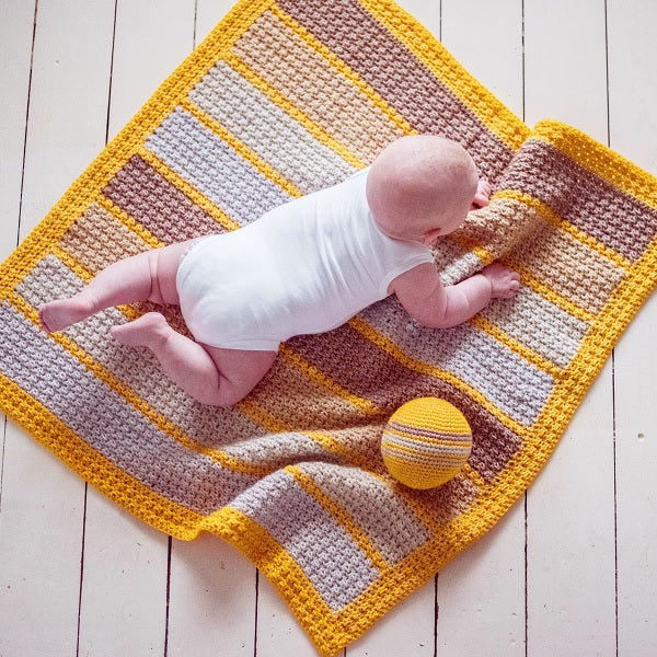 Babydeken — gemaakt met Haakpatroon Super Charming Babydeken (3)