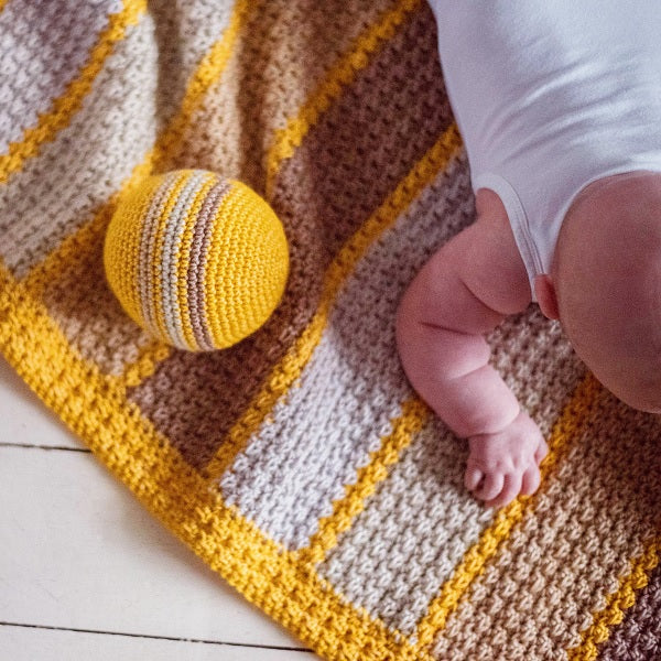 Babydeken — gemaakt met Haakpatroon Super Charming Babydeken (2)