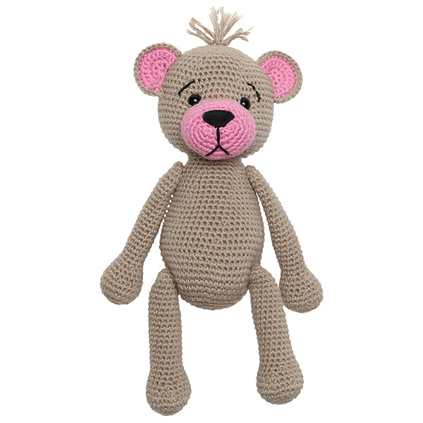 Teddy forfra fritlagt — gemaakt met Haakpatroon Teddy Beertje Go Handmade (2)