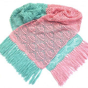 Haakpatroon Waaier Shawl Recht