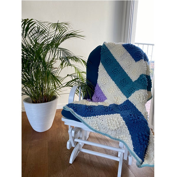 Haakpatroon Winter Blues Deken