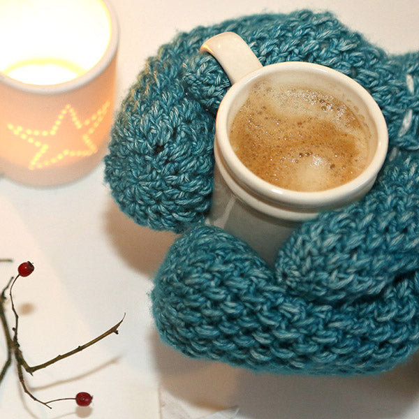 Linda modderman design wollige winter wanten wolplein — gemaakt met Haakpatroon Wollige Winter Wanten