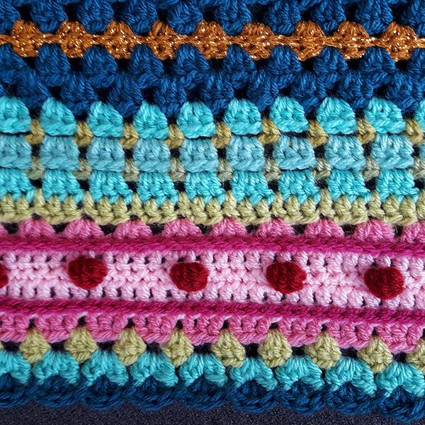 Detail — gemaakt met Haakpatroon Woondeken In love we Grow (2)