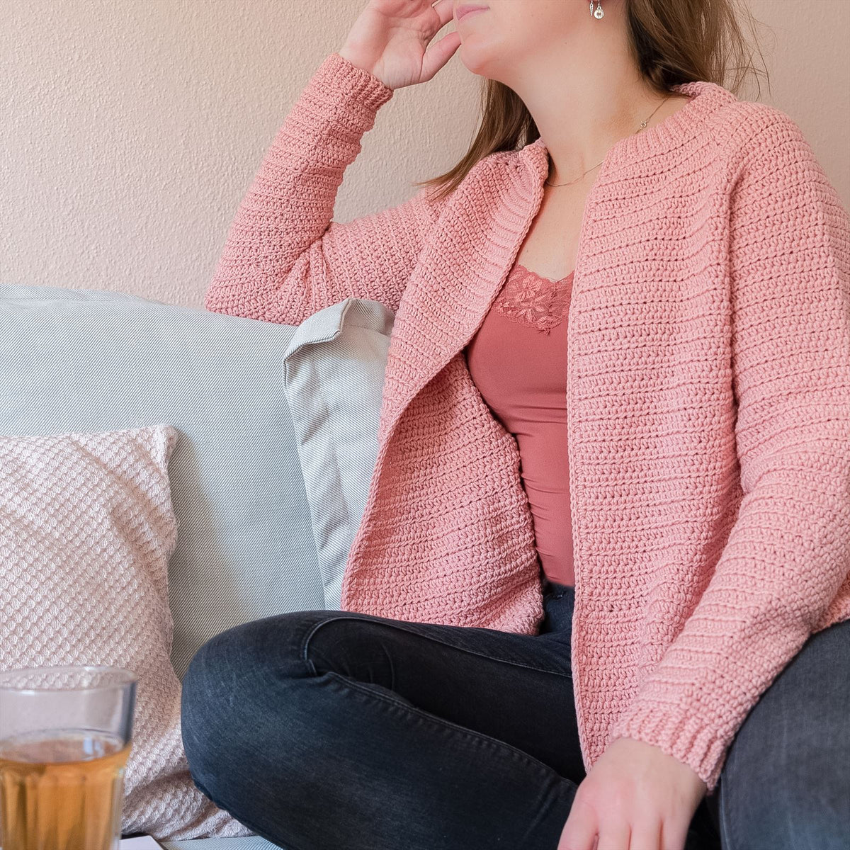 Haakpatroon Yarn and Colors Afternoon Tea Cardigan (Digital)