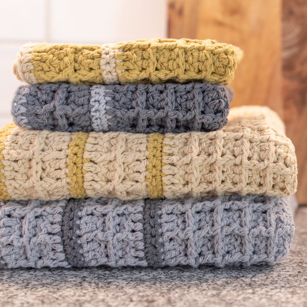 Haakpatroon Yarn and Colors Be Gentle Kitchen Cloths (5)
