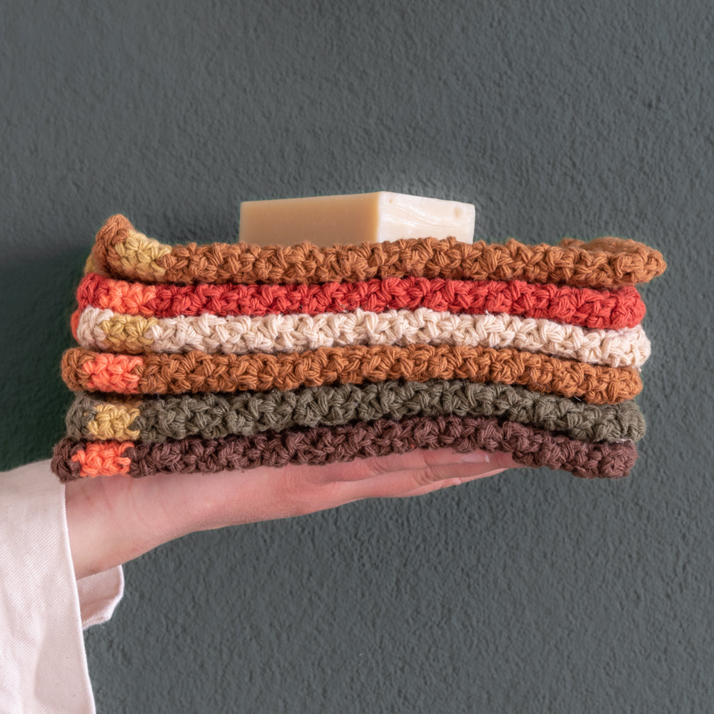 Haakpatroon Yarn and Colors Be Gentle Washcloths (4)