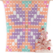 Haakpatroon Yarn and Colors Colorful Christmas Wall Hanging