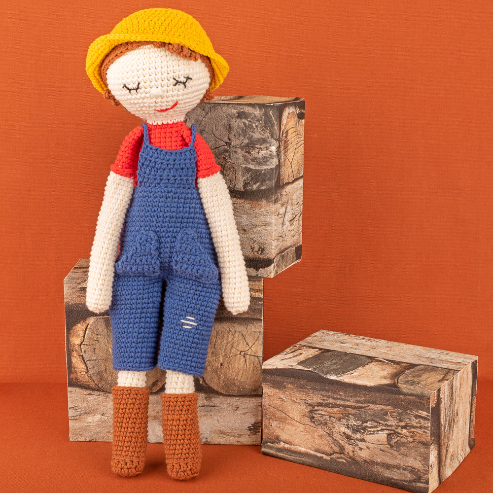 Freddy farmer — gemaakt met Haakpatroon Yarn and Colors Freddy/Francine Farmer