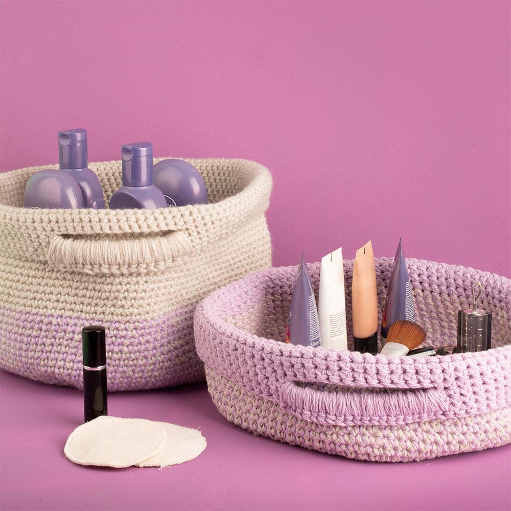 Edit — gemaakt met Haakpatroon Yarn and Colors New Basic Basket - Gentle