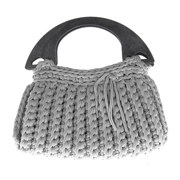 Pak milano bag grey hr — gemaakt met Haakpatroon Zpagetti Tas (Digital)