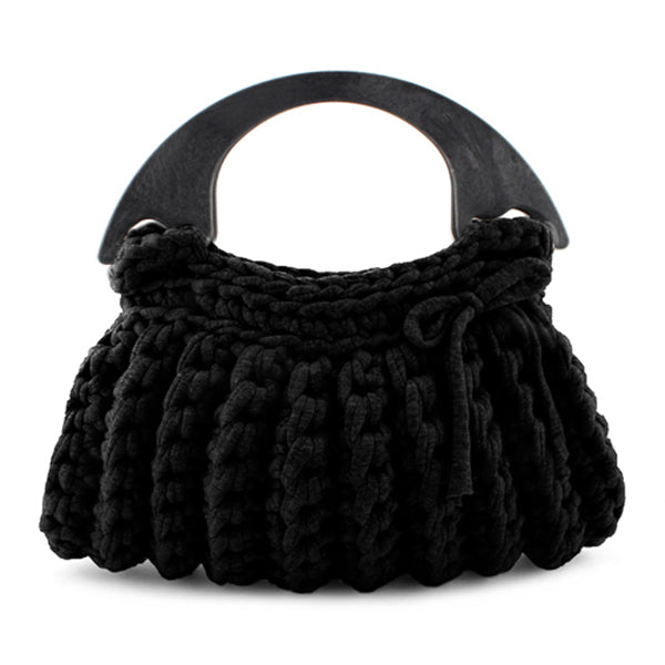 Pak milano bag black sm — gemaakt met Haakpatroon Zpagetti Tas (Digital)