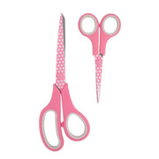 Hemline Set Stoffenschaar (21cm) & Borduurschaar (13,5cm) Pink - productfoto van de schaar