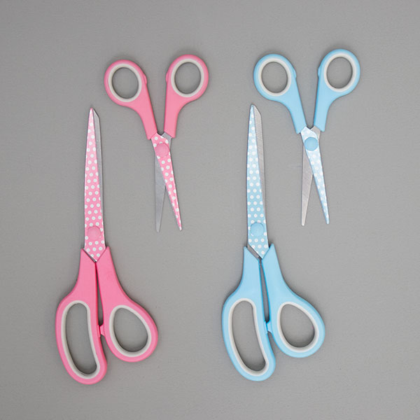 Hemline Set Stoffenschaar (21cm) & Borduurschaar (13,5cm) Pink - extra productfoto 3