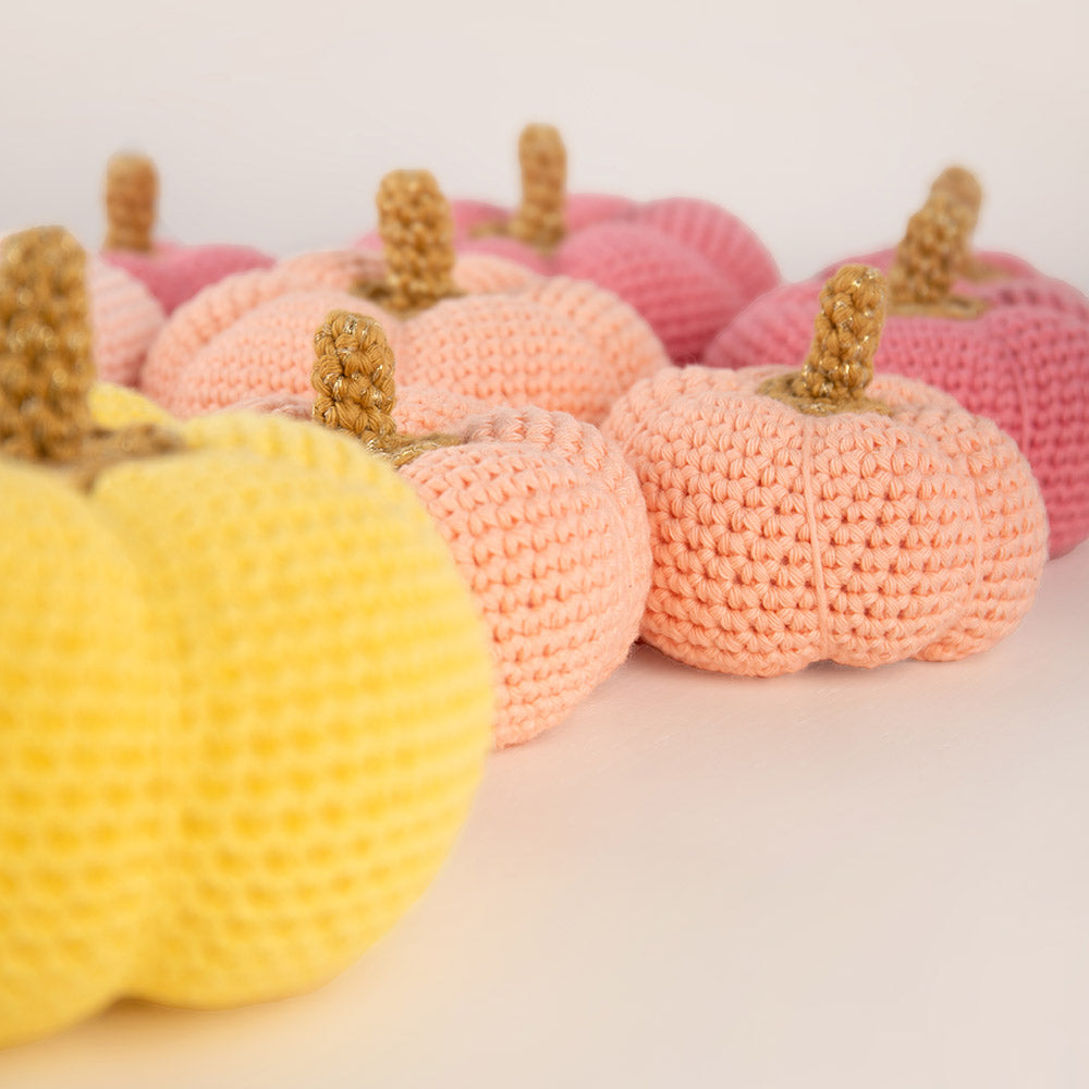 Pompoenen — gemaakt met Herfstpompoen - Yarn and Colors Haakpakket (3)