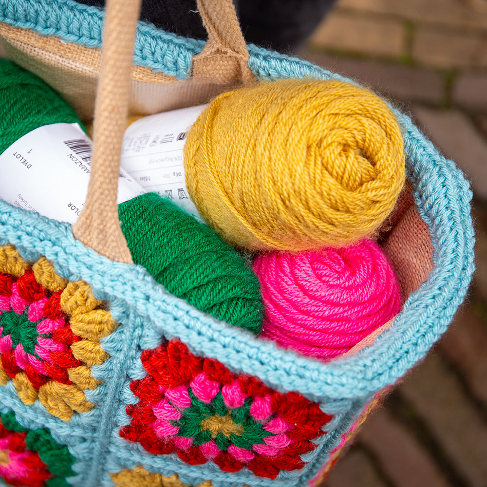 Hippe Granny Square Tas XL Haakpakket (5)