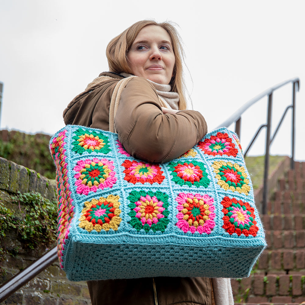 Hippe Granny Square Tas XL Haakpakket (6)