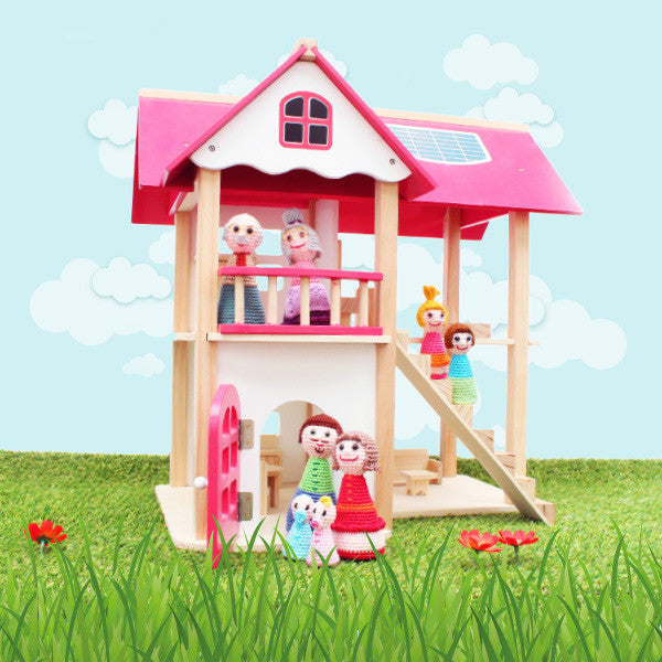 Wolplein houten poppenhuis — gemaakt met Houten Poppenhuis