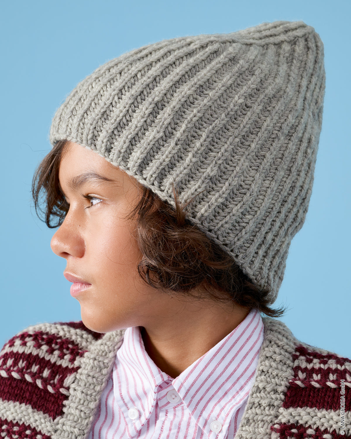 Lana Grossa Kids Nr. 15 model 12 - muts met Cool Merino - sfeerfoto 1