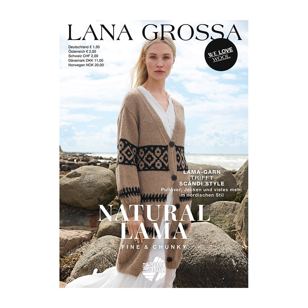 Lana Grossa Natural Lama Fine & Chunky DE Flyer
