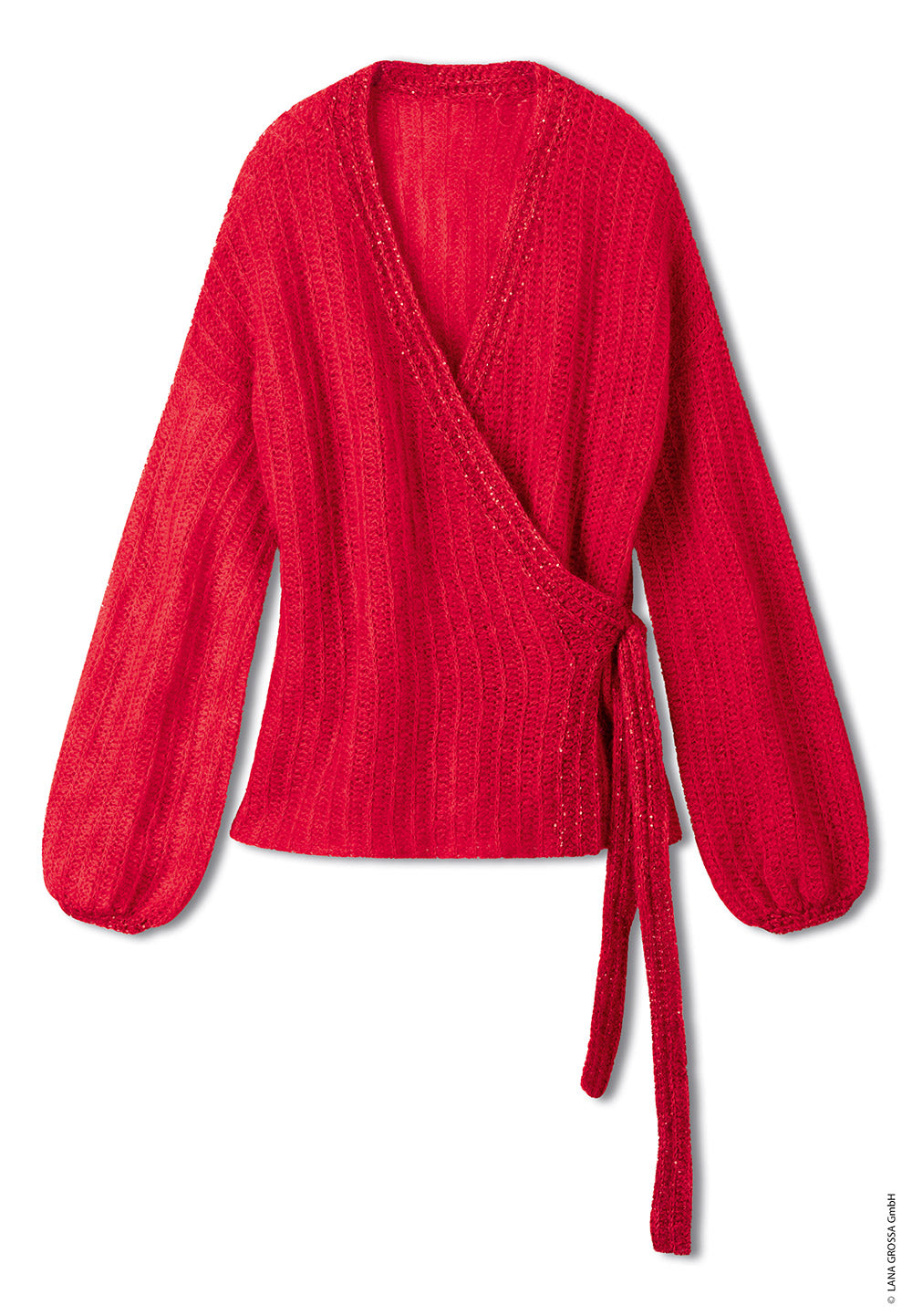 Productfoto van vest gemaakt met Lana Grossa Filo di Gio en Glamour - Classici 31 model 25 - Lana Grossa Filo Di Gio 001 Crème