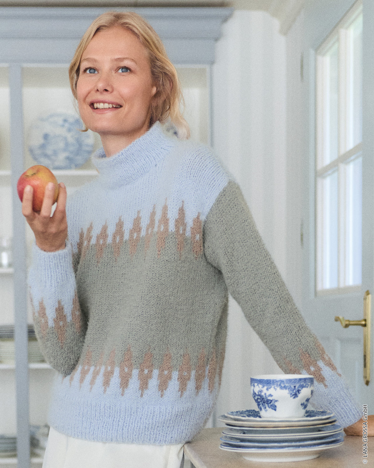 Lana Grossa Nordic Knits Nr. 5 Scandic Living - pullover in Così - sfeerfoto 1