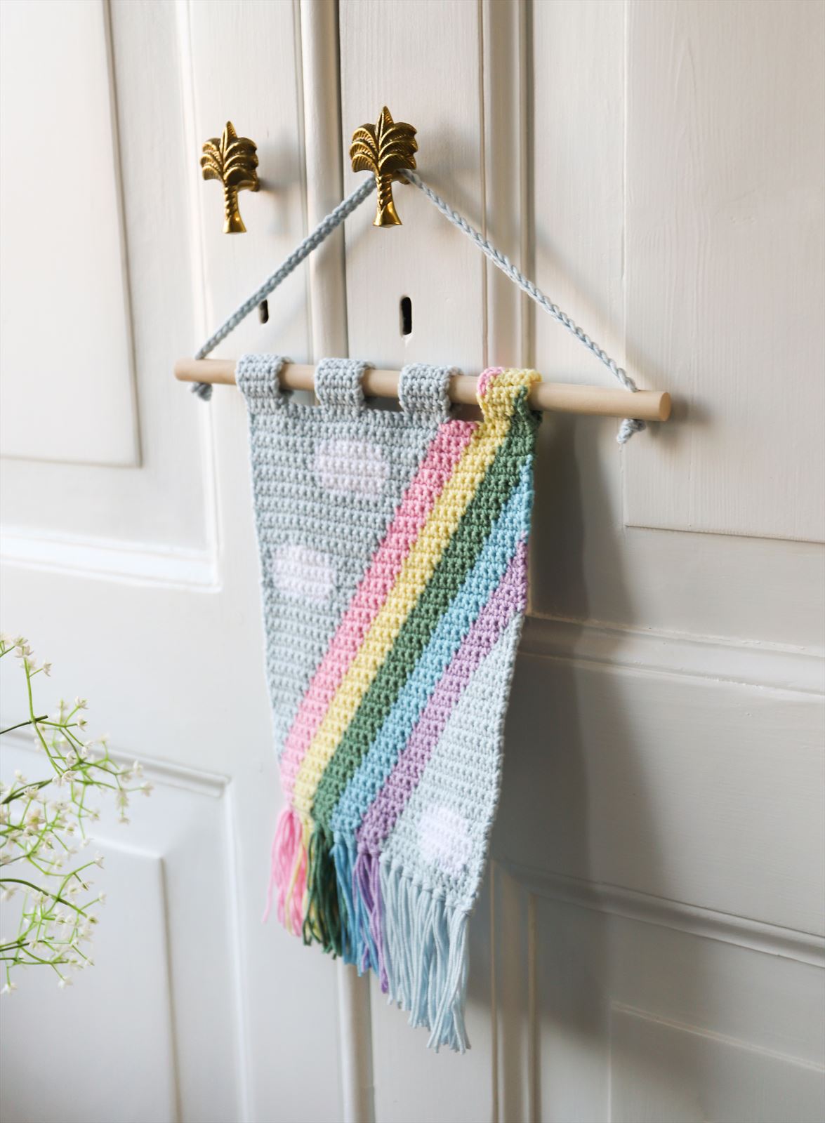 Wandhanger Lente Haakpatroon (Digital)