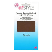 Restyle Jersey Reparatiedoek 12 cm x 45 cm 881 Bruin