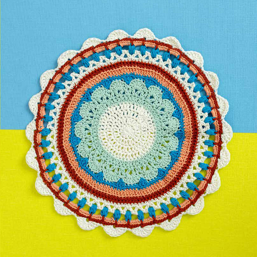 Karin Bloemen Placemat Garenpakket