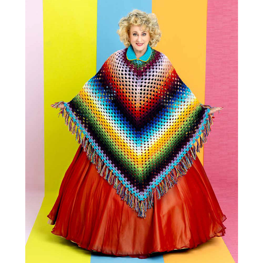 Karin Bloemen Poncho Garenpakket