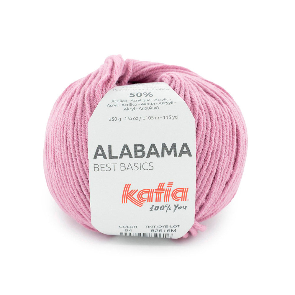 Katia Alabama 084 Kauwgom roze