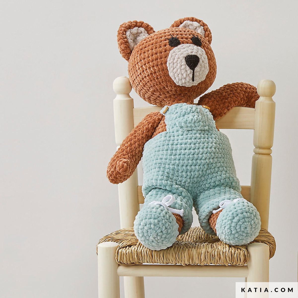 Katia Bambi 306 Camel - Patroon breien haken baby knuffeldier herfst winter katia — gemaakt met Katia Bambi