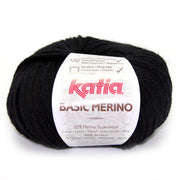 Katia Basic Merino 002 Zwart