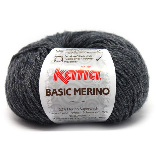 Katia Basic Merino 014 Donkergrijs