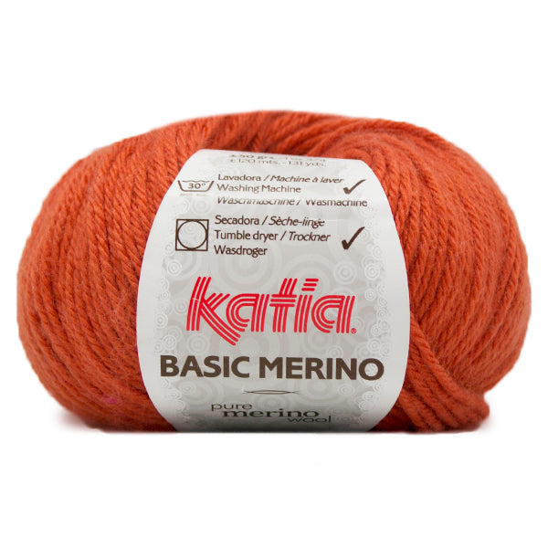 Katia Basic Merino 020 Donker Oranje