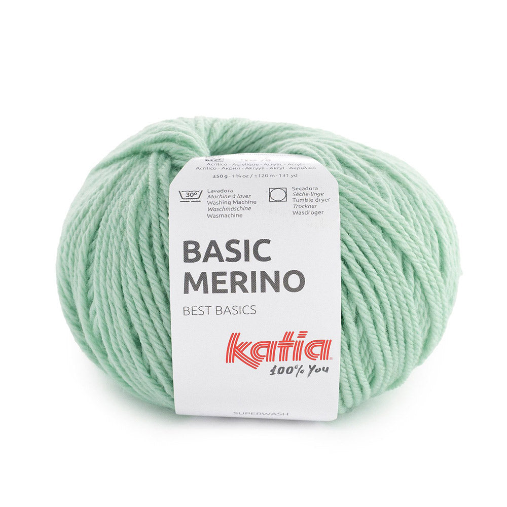 Katia Basic Merino 111 Blauwachtig Groen
