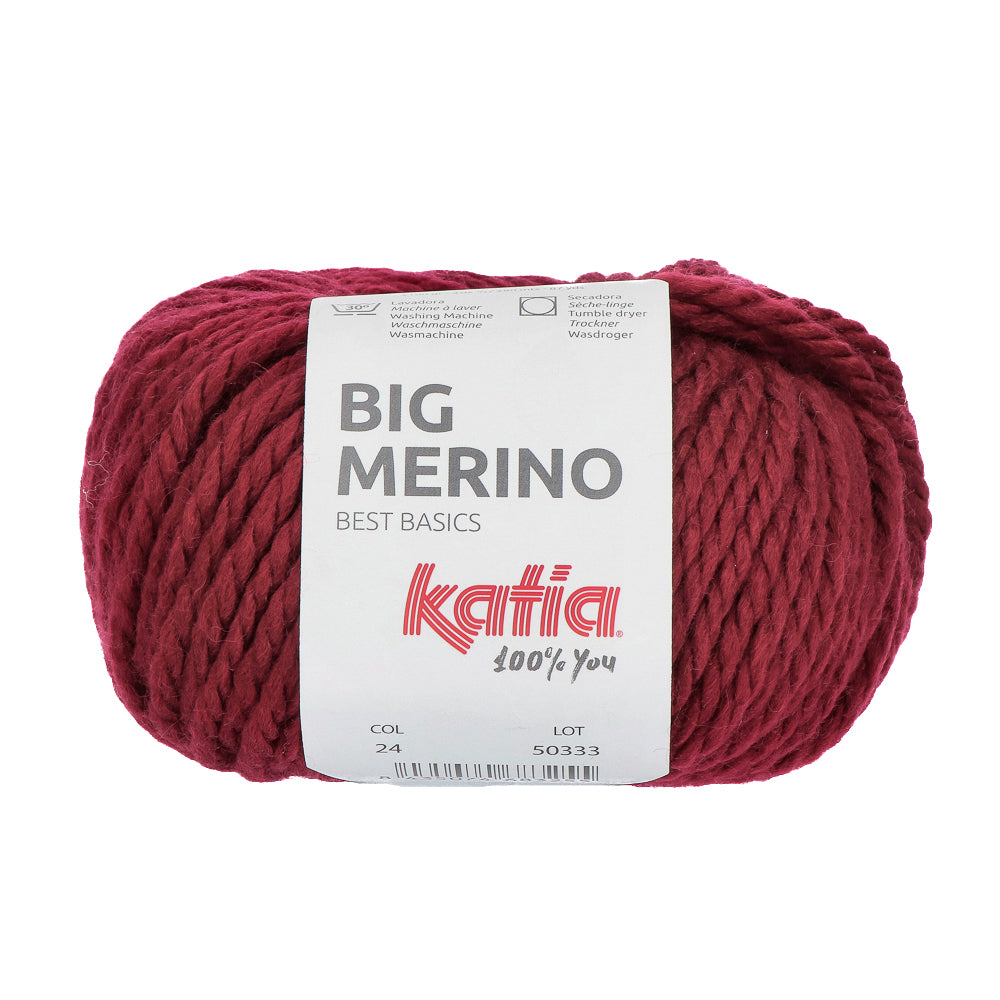 Katia Big Merino 024 Bordeaux