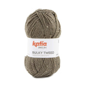 Katia Bulky Tweed 206 Bleek bruin